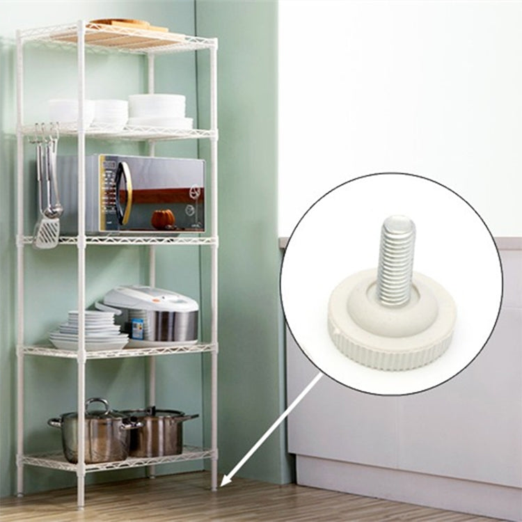 Stub di supporto per viti per mobili con poggiapiedi regolabile da 100 pezzi, M6x15, M6x15