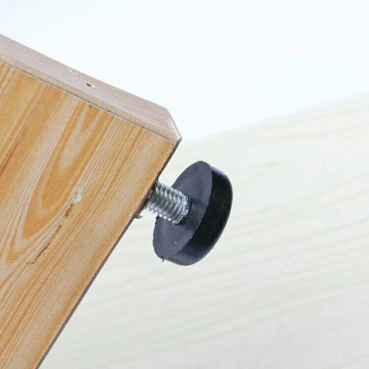 Stub di supporto per viti per mobili con poggiapiedi regolabile da 100 pezzi, M6x14, M6x14