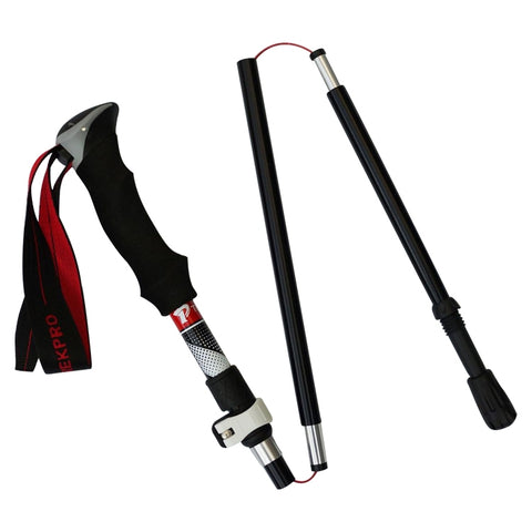 Bastoncini da Trekking Pieghevoli in Alluminio - Lunghezza 28,5 cm,