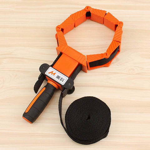 4 metri di materiale puro in nylon clip per bendaggio clip multifunzione tipo clip rilegatura ad angolo multilaterale morsetto per utensili per la lavorazione del legno, Woodworking Tool Clamp - Novalix Store