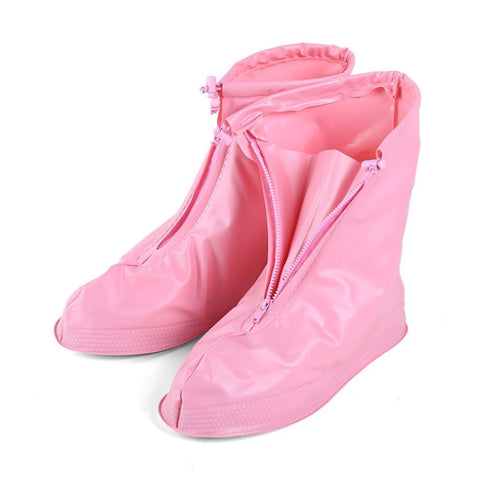 Copriscarpe con suola spessa impermeabile antiscivolo in PVC moda per bambini Taglia: M, Size: M
