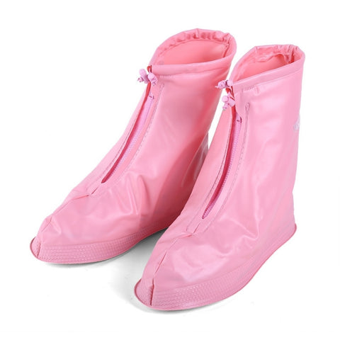 Copriscarpe con suola spessa impermeabile antiscivolo in PVC moda per bambini Taglia: M, Size: M