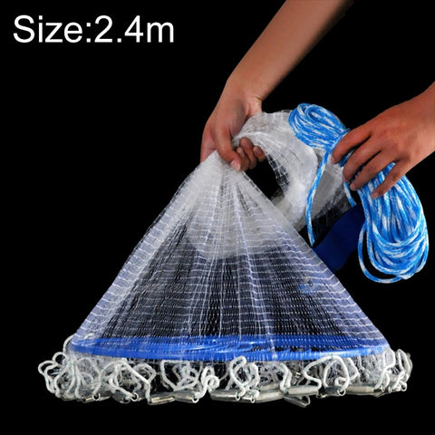 Rete da pesca in monofilamento 480 Flying Disc, altezza: 2,4 m, 480 Flying Disc Monofilament