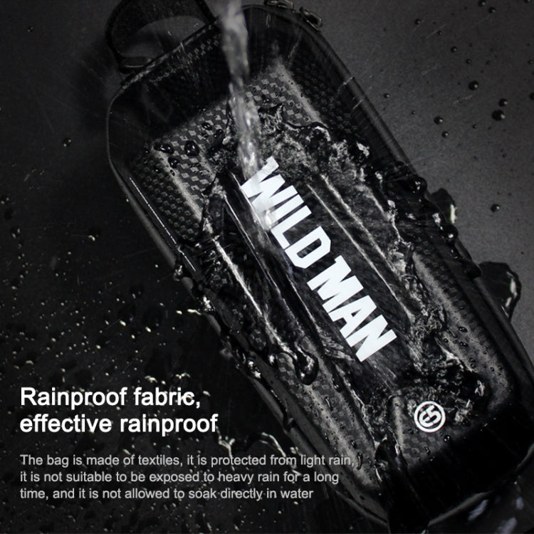WILD MAN E5 Borsa anteriore impermeabile Borsa per tubo per bicicletta MTB di grande capacità Accessori per l'equitazione, E5