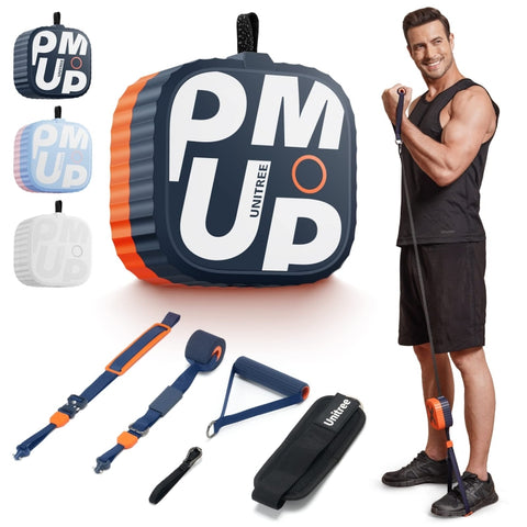 Pompa Unitree Pompa portatile per palestra domestica Macchina per cavo a resistenza regolabile da 4,4-44 libbre, Pump(Dark Blue), Pump(Blue Orange), Pump(White), Pump(Pink)