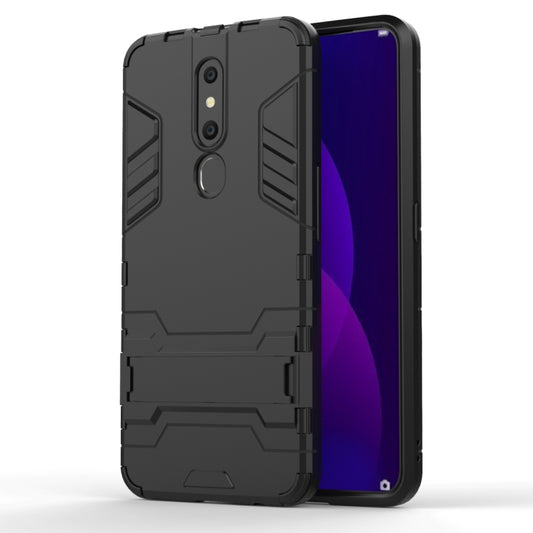 custodia-antiurto-per-pc-tpu-per-oppo-f11-pro-con-supporto-for-oppo-f11-pro - immagine 1