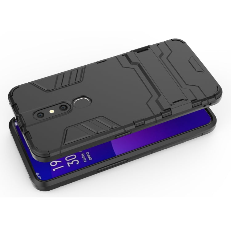 custodia-antiurto-per-pc-tpu-per-oppo-f11-pro-con-supporto-for-oppo-f11-pro - immagine 3