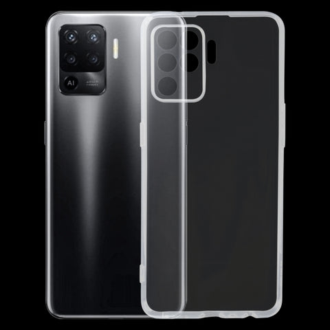 Per OPPO A94 Custodia protettiva morbida in TPU trasparente ultrasottile da 0,75 mm, For OPPO A94