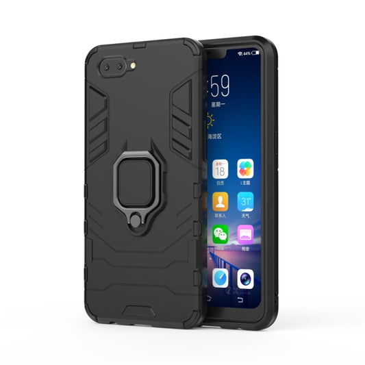 Custodia antiurto in PC e TPU per OPPO A5 con supporto anello