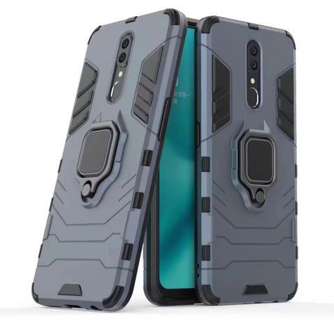 Custodia antiurto in TPU con supporto magnetico per OPPO F11 / A9