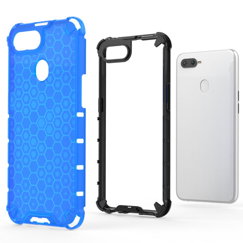 Custodia antiurto TPU a nido d'ape per OPPO F9