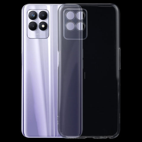 Per OPPO Realme 8i Custodia protettiva morbida in TPU trasparente ultrasottile da 0,75 mm, For OPPO Realme 8i