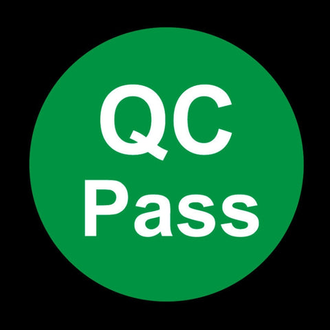 Etichetta adesiva rotonda per pass QC - Confezione da 1000 pezzi
