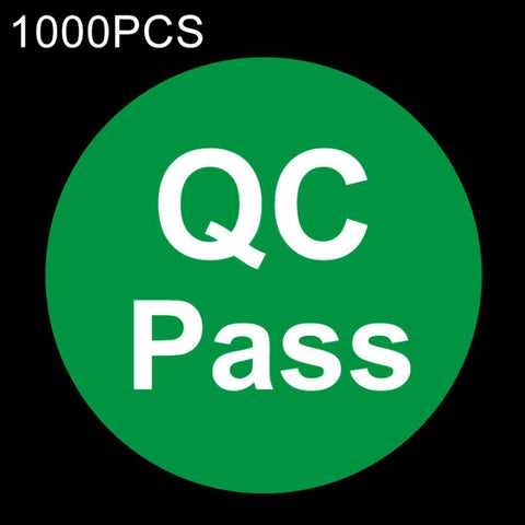 Etichetta adesiva rotonda per pass QC - Confezione da 1000 pezzi