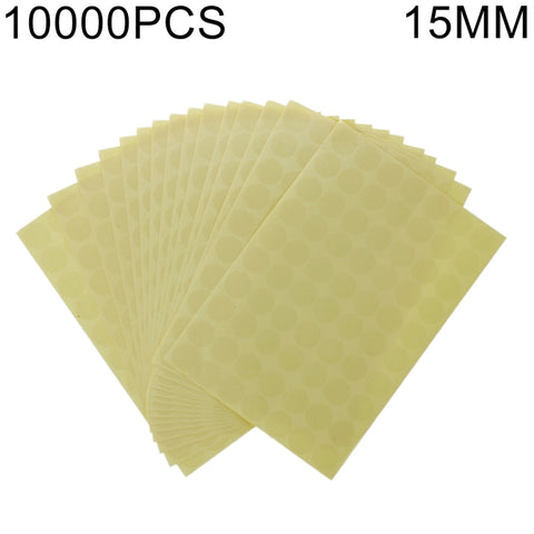 Adesivi sigillanti trasparenti rotondi da 10000 pezzi - Diametro 15 mm