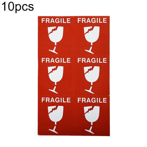 Etichette Fragili Autoadesive 7,5x8,7 cm - Confezione da 100 Pezzi