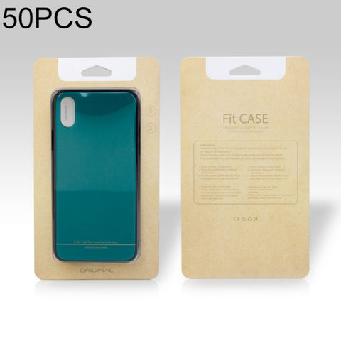 Custodia per cellulare di alta qualità da 50 pezzi Confezione in PVC + colla per iPhone (4,7 pollici) Dimensioni disponibili: 148 mm x 78 mm x 7 mm, 148mm x 78mm x 7mm(Khaki)