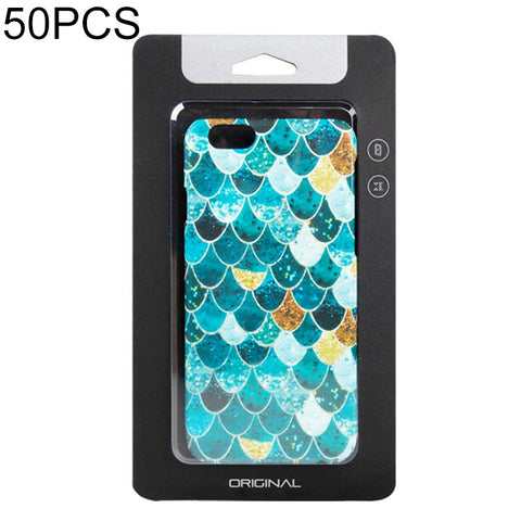 Custodia per cellulare di alta qualità da 50 pezzi Confezione in carta kraft per iPhone (4,7 pollici) Dimensioni disponibili: 148 mm x 78 mm x 7 mm, 148mm x 78mm x 7mm(Black)