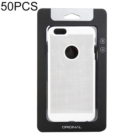 Custodia per cellulare di alta qualità da 50 pezzi Confezione in carta kraft per iPhone (5,5 pollici) Dimensioni disponibili: 164 mm x 89 mm x 7 mm, 164mm x 89mm x 7mm(Black)