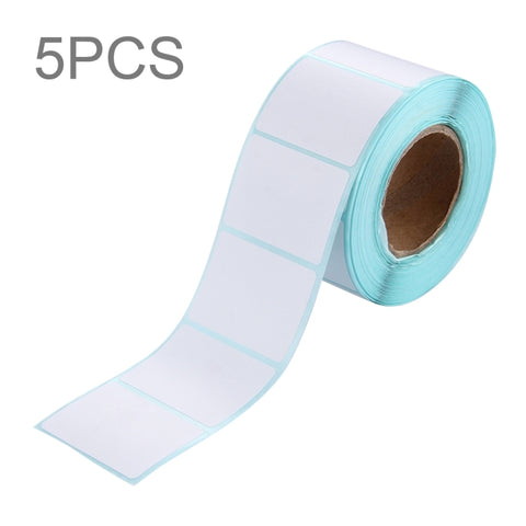Carta adesiva termica per codici a barre - 5 rotoli etichette 40x30