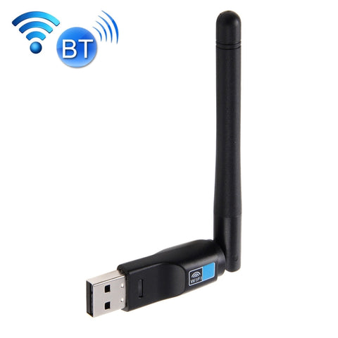 Adattatore WiFi USB Bluetooth 4.0 2 in 1 con Antenna Esterna - 150