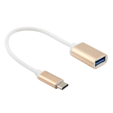 Adaptateur de tête métallique de 20 cm, USB 3.1 de type C, mâle vers USB 3.0 féminin