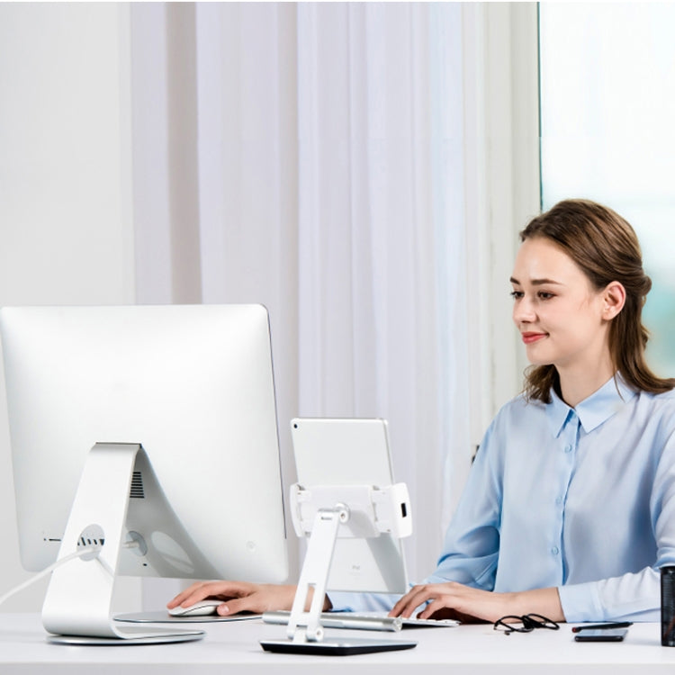 ap-5m-imac-monitor-per-computer-base-in-lega-di-alluminio-supporto-per-telaio-girevole-a-360-gradi - immagine 6