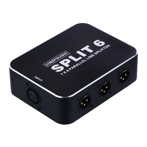 Distributore Parallelo Orizzontale Split XLR B866, 1 Ingresso e 6 Uscite, Audio Professionale