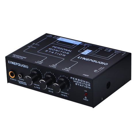 Mixer per ascolto in cuffia a 3 canali B877 per ascoltatori personali