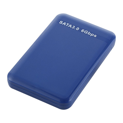 Support externe pour unité de disque dur SATA 3.0 et USB 3.0 à 2,5 pouces avec support pour disque dur de 6 Gbit/s, Bleu