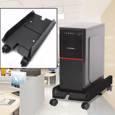 Staffa regolabile per host mainframe del computer con ruota, dimensioni: S, H Type (Black), H Type (White)
