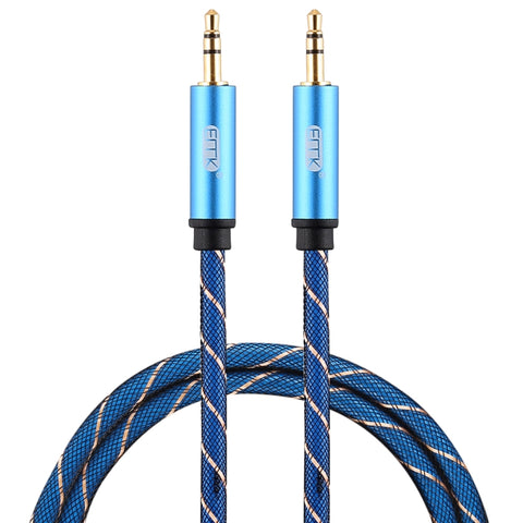 Cavo audio intrecciato en nylon EMK de 3,5 mm maschio a maschio per altoparlanti/notebook/cuffie, longhezza: 0,5 m