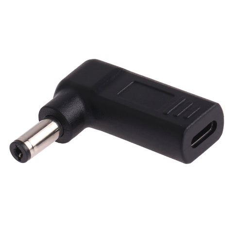Adattatore a gomito USB-C Femmina a Maschio 5,5 x 2,1 mm