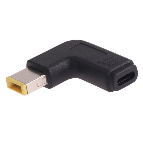 Connecteur adaptateur pour ordinateur portable avec câble quadrata grand USB-C / Type-C féminin pour Lenovo pour ordinateur portable Lenovo, Lenovo Big Square Elbow