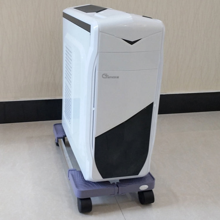 Staffa base mobile regolabile per host mainframe del computer con ruota, lunghezza 43-55 cm regolabile, larghezza 22-34 cm regolabile, H Type