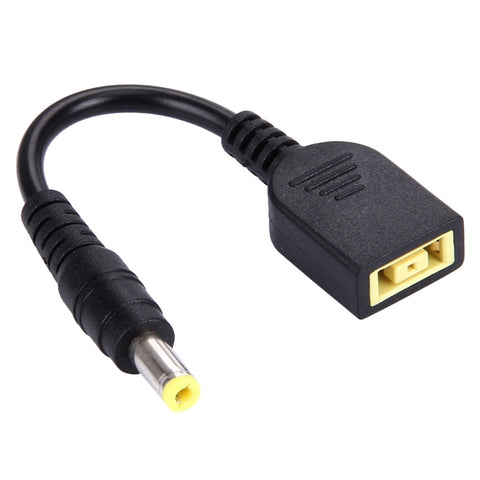 Adaptateur d'alimentation pour interface Big Square féminin (première génération) à un masque de 5,5 x 2,5 mm par ordinateur portable, longueur : 10 cm, X1 Carbon 2018/2017 &amp; Yoga 2018 &amp; T480/T580