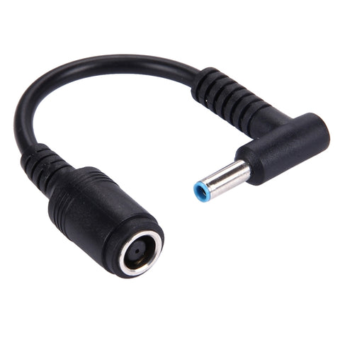 Cavo adaptateur d'alimentation pour interface maschio piegato de 4,5 x 3,0 mm à femmina de 7,4 x 5,0 mm par ordinateur portable, longueur : 10 cm, 4,5 x 3,0 mm mâle courbé (longueur : 10 cm)