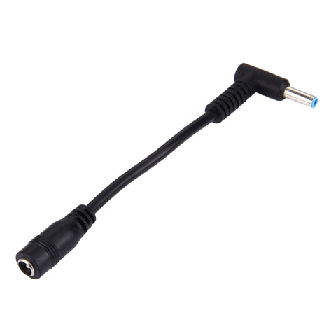 Adaptateur d'alimentation pour interface mâle mâle de 4,5 x 3,0 mm à femelle de 5,5 x 2,1 mm par ordinateur portable, longueur : 10 cm, 4,5 x 3,0 mm mâle courbé