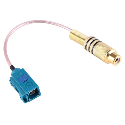 Cavo RCA Femmina 15 cm a FAKRA Z Femmina RG316 con Molla