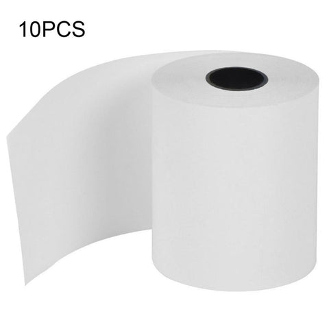 10 pezzi di carta termica da 58 mm 57 mm x 30 mm, spessore 0,03 mm-0,08 mm., 0.03mm Thermal Paper
