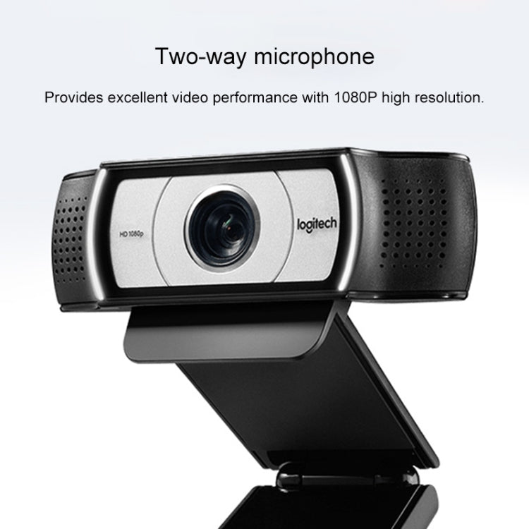 Webcam Logitech C930C 1080P 30FPS HD per Business con Copertura