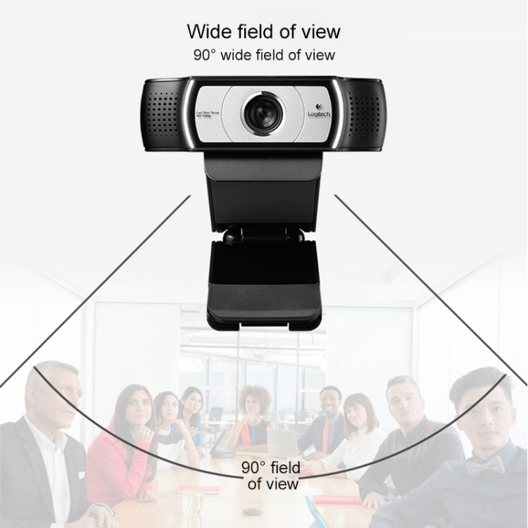 Webcam Logitech C930C 1080P 30FPS HD per Business con Copertura