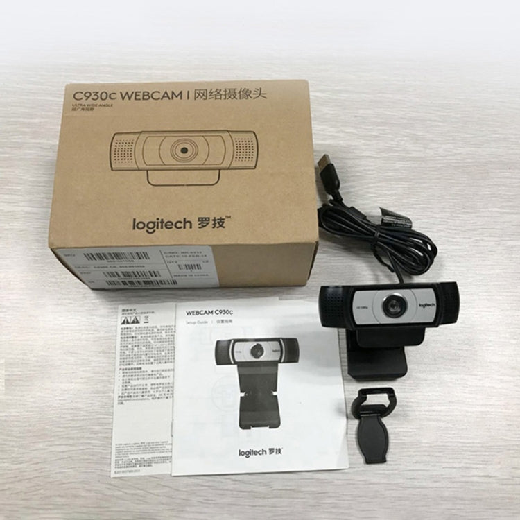 Webcam Logitech C930C 1080P 30FPS HD per Business con Copertura
