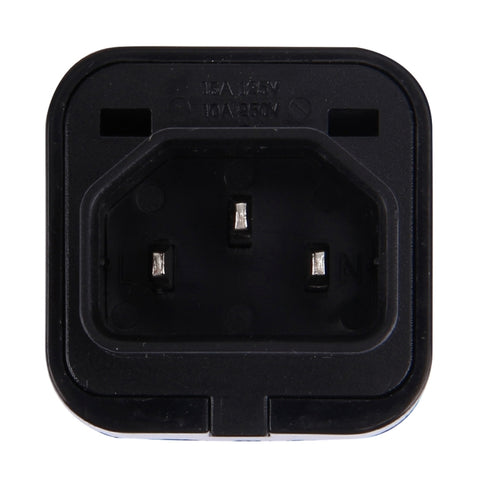 Convertisseur d'alimentation de voyage universel portable WD-320 vers prise C13-C14, C13-C14