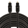 EMK 15m OD4.0mm Toslink Male to Male Digital Optical Audio Cable, Length: 15m