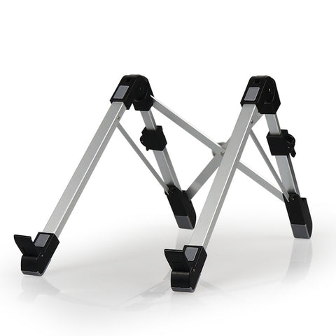 Staffa di dissipazione del calore pieghevole per computer portatile pieghevole per supporto estensibile per laptop in lega di alluminio, dimensioni: 24,5x3,3x2,8 cm