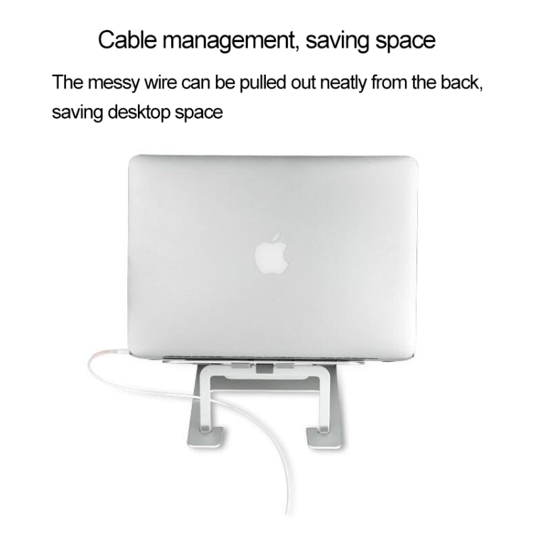 Supporto per estensione dell'altezza del laptop Supporto pieghevole per la dissipazione del calore del computer portatile, dimensioni: 22,3x23,5x1,3 cm