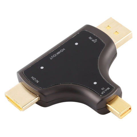 Adaptateur D62A DisplayPort + Mini DP + HDMI maschio à HDMI femme 3 en 1, D62A