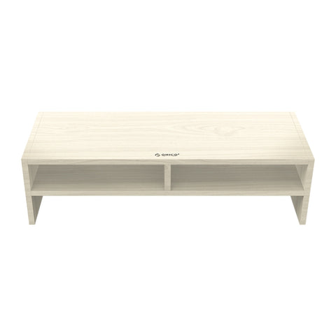 ORICO MSR-04-WD-BP Supporto per monitor per computer con venature del legno a 2 strati con divisorio, dimensioni: 50 x 20 x 13,5 cm, 2-layer with Partition, Size: 50 x 20 x 13.5cm