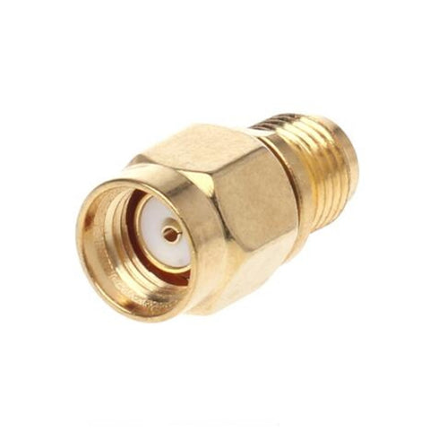 Adattatore RP-SMA Maschio a SMA Femmina Placcato Oro - Connessione